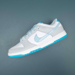 Nike Dunk Low 520 Pack Ocean Bliss Grey White Blue Men Casual Shoes 