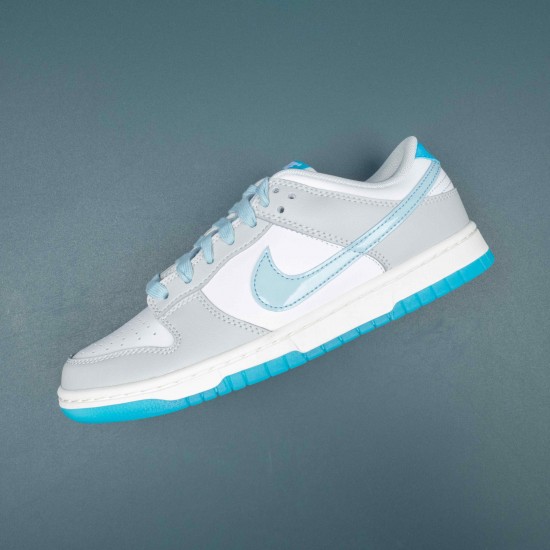 Nike Dunk Low 520 Pack Ocean Bliss Grey White Blue Men Casual Shoes