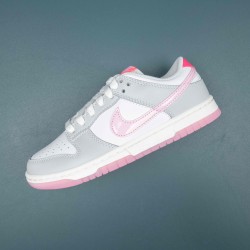 Nike Dunk Low 520 Pack Pink Grey White Women Casual Shoes 