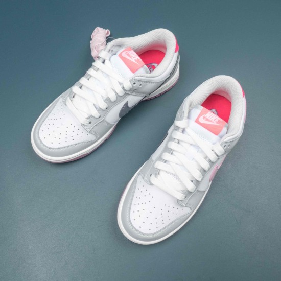 Nike Dunk Low 520 Pack Pink Grey White Women Casual Shoes