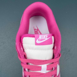 Nike Dunk Low Active Fuchsia White Women Casual Shoes 