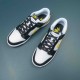 Nike Dunk Low Black White Yellow Men Casual Shoes