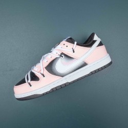 Nike Dunk Low Black Pink White Women Sports Shoes 