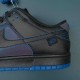 Nike Dunk Low Black Royal Iridescent Women Casual Shoes