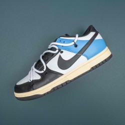 Nike Dunk Low Black Blue White Men Casual Shoes 