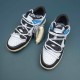 Nike Dunk Low Black Blue White Men Casual Shoes