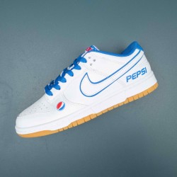 Nike Dunk Low Championship White Blue Brown Men Casual Shoes 