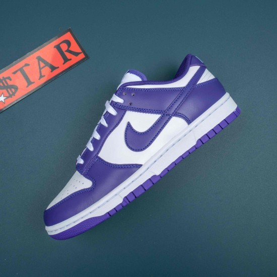 Nike Dunk Low Court Purple White Men Casual Shoes