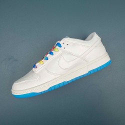 Nike Dunk Low White Grey Blue Men Casual Shoes 