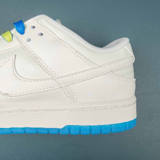 Nike Dunk Low White Grey Blue Men Casual Shoes