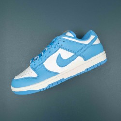 Nike Dunk Low White Ltblue Women Casual Shoes 