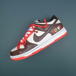 Nike Dunk Low EMB NBA 75th Anniversary Chicago Red Men Shoes 