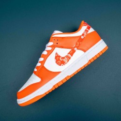 Nike Dunk Low Essential Paisley Pack Orange White Women Casual Shoes 