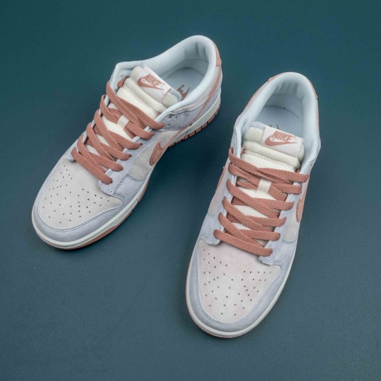 Nike Dunk Low Fossil Rose Brown Grey For Men Casual Shoes