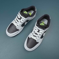 Nike Dunk Low Grey Panda Volt Men Black White For Sports Shoes 