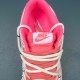 Nike Dunk Low Hyper Pink White Peach For Women Sports Shoes