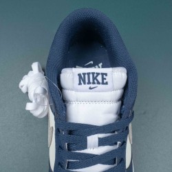 Nike Dunk Low Ironstone Navy White Grey Men Casual Shoes 