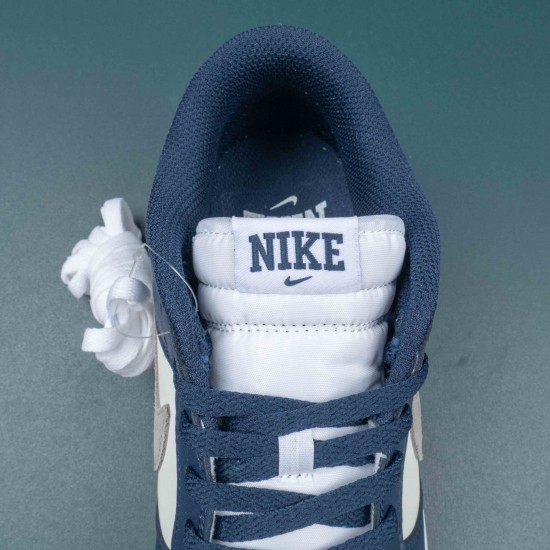 Nike Dunk Low Ironstone Navy White Grey Men Casual Shoes