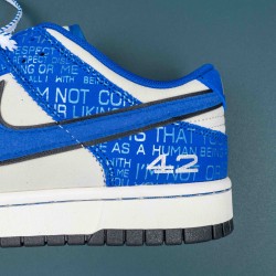 Nike Dunk Low Jackie Robinson Deep Blue White For Men Shoes 