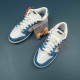 Nike Dunk Low Kasina Industrial Blue White Yellow Men Casual Shoes