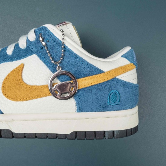 Nike Dunk Low Kasina Industrial Blue White Yellow Men Casual Shoes