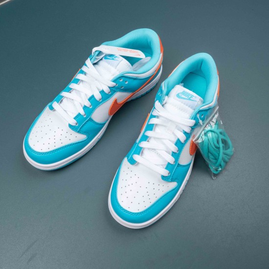 Nike Dunk Low Miami Dolphins Men Sports Shoes DV0833-102