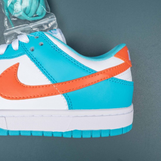 Nike Dunk Low Miami Dolphins Men Sports Shoes DV0833-102