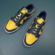 Nike Dunk Low Michigan Navy Yellow White Men Casual Shoes