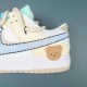 Nike Dunk Low Blue White LtYellow LtBlue Men Casual Shoes