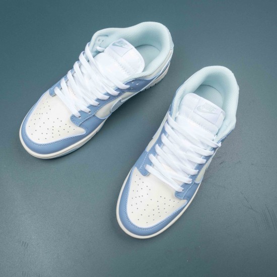 Nike Dunk Low Ltblue White Blue For Women Shoes