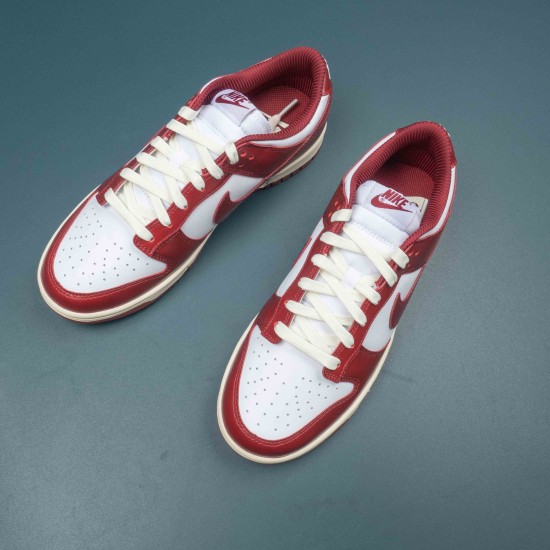 Nike Dunk Low PRM Vintage Team Red Women Shoes