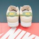 Nike Dunk Low Pale Ivory Oil Green Women Sports Shoes