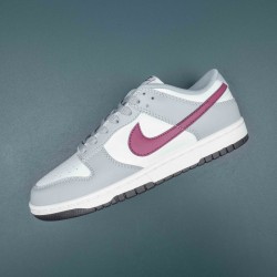 Nike Dunk Low Pale Ivory Redwood Grey White Win-Red Women Shoes 