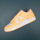 Nike Dunk Low Peach Cream Yellow Pink Women Shoes