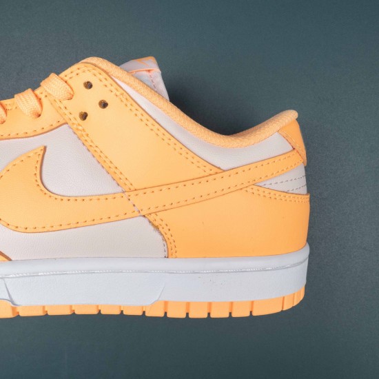 Nike Dunk Low Peach Cream Yellow Pink Women Shoes