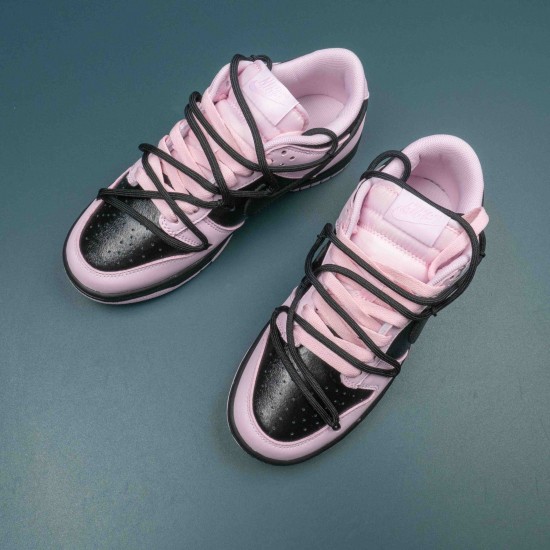 Nike Dunk Low Prism Pink Black Women Casual Shoes