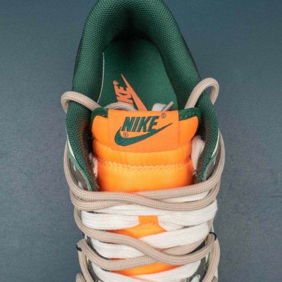 Nike Dunk Low Retro Miami Hurricanes Men Basketball Shoes DD1391-300