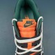 Nike Dunk Low Retro Miami Hurricanes Green Black White Men Sports Shoes