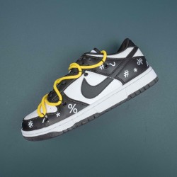 Nike Dunk Low Retro White Black Glod Panda Men Shoes 