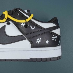 Nike Dunk Low Retro White Black Glod Panda Men Shoes 