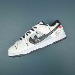 Nike Dunk Low Retro White Black Beige Men Sports Shoes 