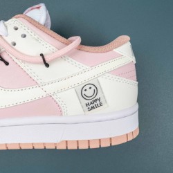 Nike Dunk Low White Pink Women Casual Shoes 