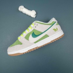 Nike Dunk Low SE 85 Double Swoosh Sail Green Women Shoes 