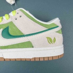 Nike Dunk Low SE 85 Double Swoosh Sail Green Women Shoes 