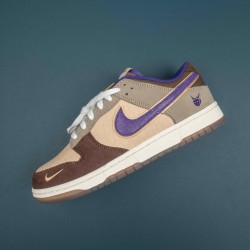 Nike Dunk Low Setsubun Brown Grey Purple Men Casual Shoes 