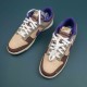 Nike Dunk Low Setsubun Brown Grey Purple Men Casual Shoes