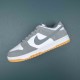 Nike Dunk Low Smoke Grey Gum 3M Swoosh Men Sports Shoes