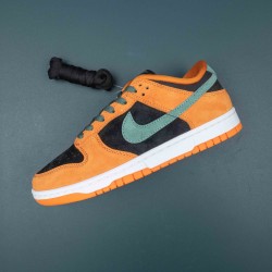 Nike Dunk Low Sp Ceramic Orange White Black Green Men Shoes 