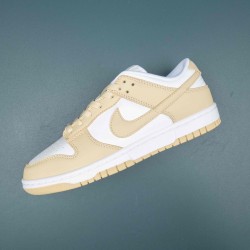 Nike Dunk Low Team Gold White Beige Men Casual Shoes 