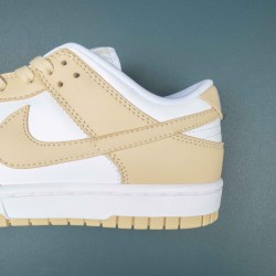 Nike Dunk Low Team Gold White Beige Men Casual Shoes 